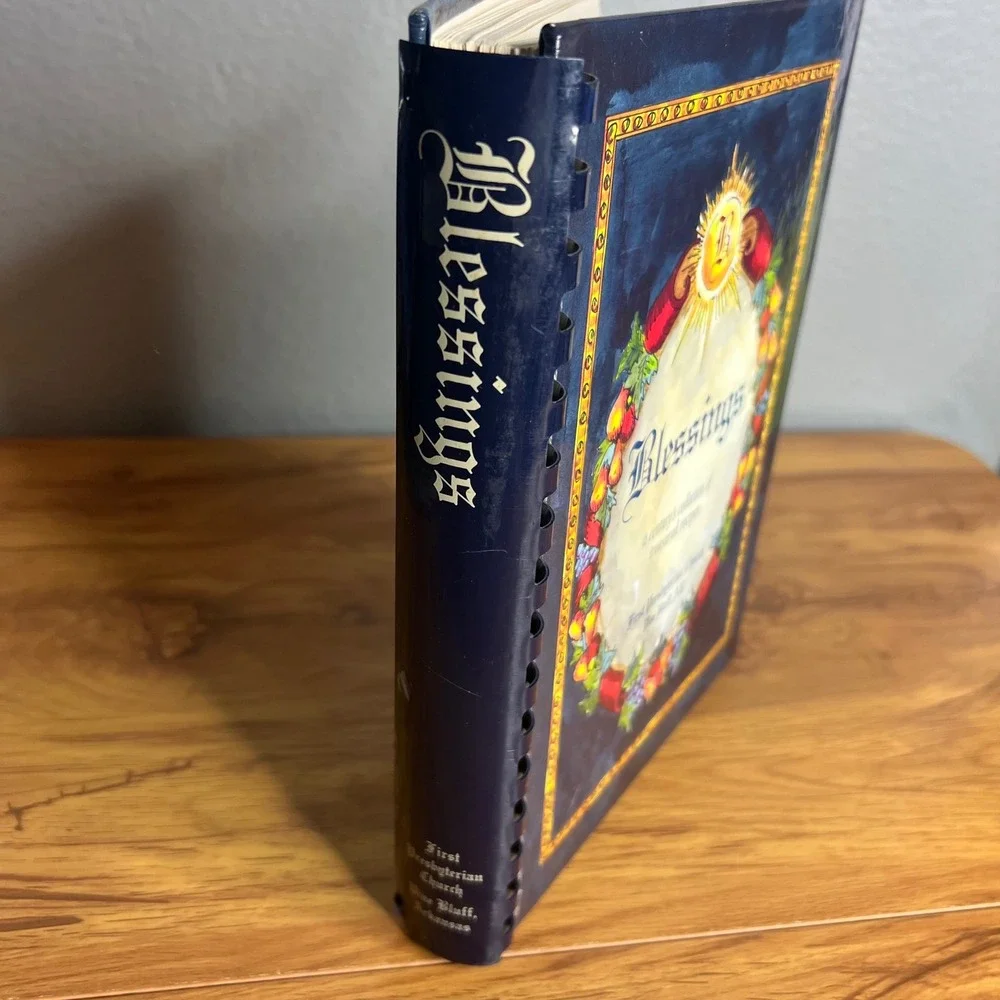 Vtg 1999 Blessings First Presbyterian Church Recipe Collection Book Hard Cover‎